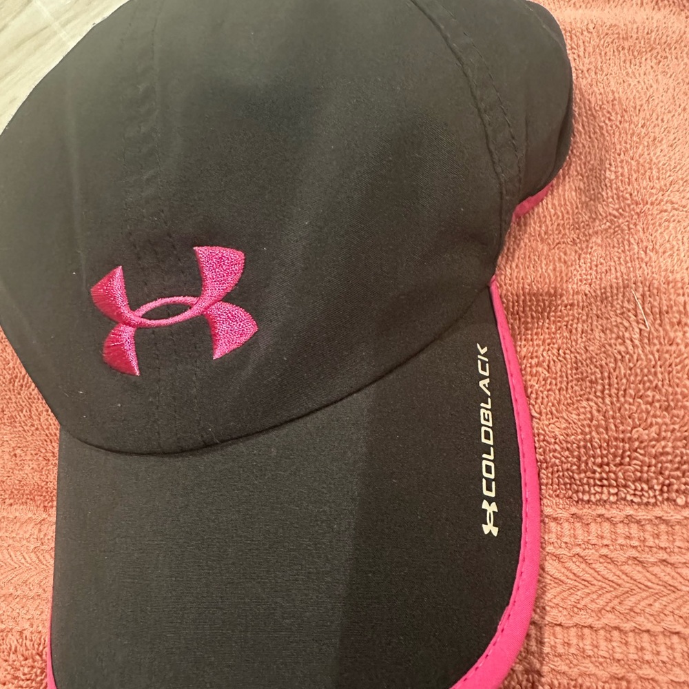 Under Armour Black and Pink Women's Hat